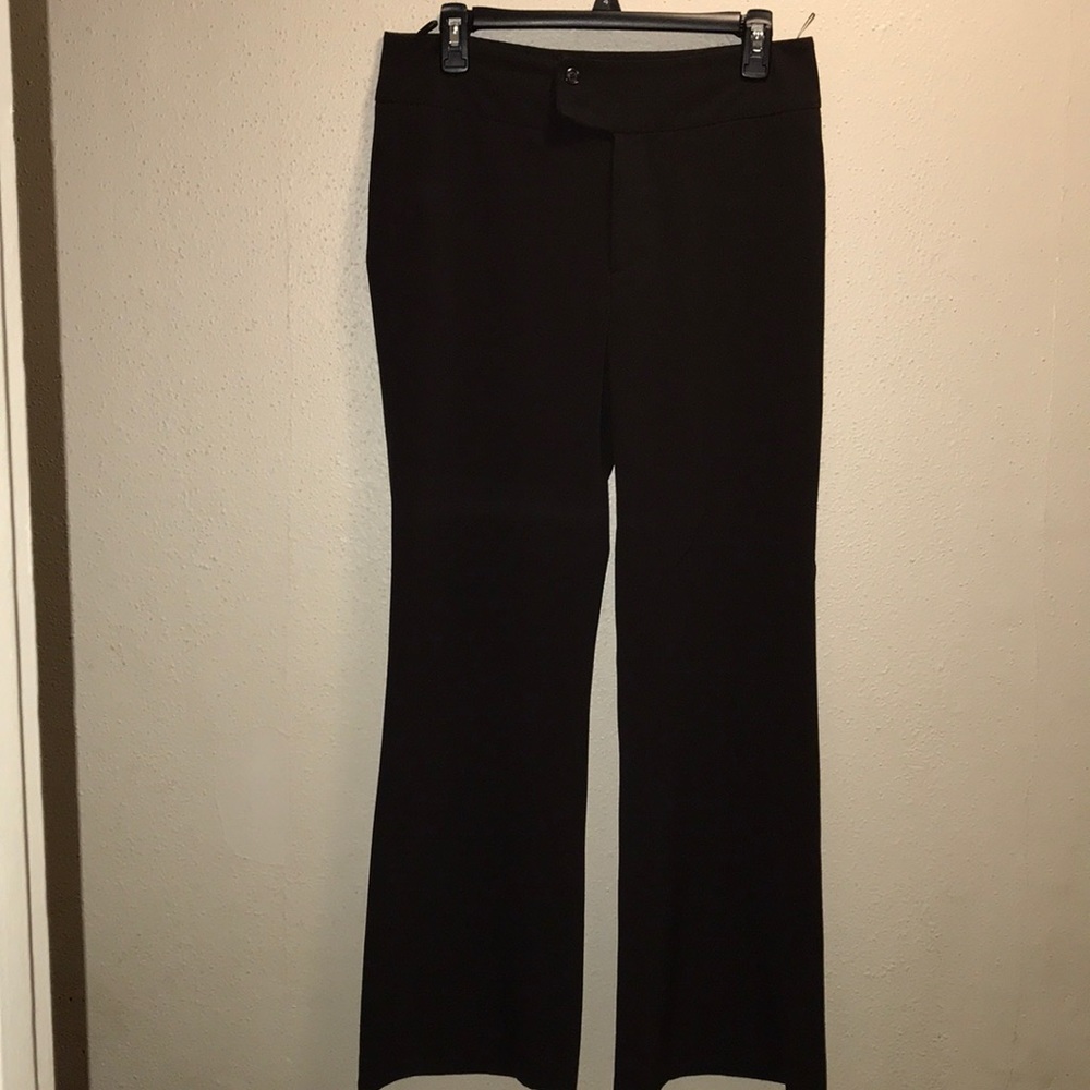 Bootlegged brown slacks